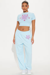 Your Eye Candy Jogger Set - Light Blue