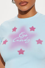 Your Eye Candy Jogger Set - Light Blue