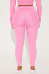 Vital Form 7/8 Elevate Active Legging - Bubblegum Pink