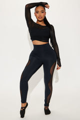 Pedals and Poses Elevate Active Legging - Black