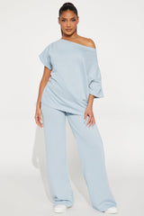Dana French Terry Pant Set - Denim