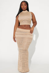 Endless Beauty Skirt Set - Taupe