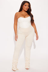 Love Galore Stacked Legging - Cream