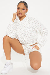 Maddie Ditsy Floral Short Set - Pink/combo