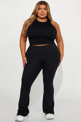 Nyma Ruched Yoga Pant - Black
