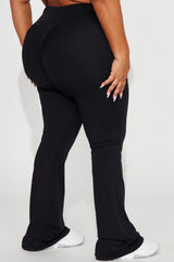 Nyma Ruched Yoga Pant - Black