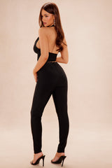 Brielle Bandage Pant Set - Black