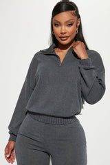 Right Again Jogger Set  - Charcoal