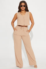 Good Memory Pant Set - Taupe