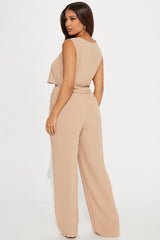 Good Memory Pant Set - Taupe