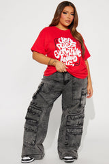 Cash Runs The World Tee - Red