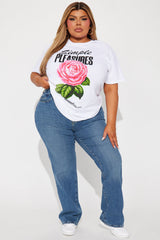 Simple Pleasures Graphic Tshirt - White