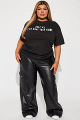 Fck What They Think Graphic Tee - Black