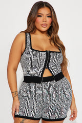 Bailey Short Set - Black/combo