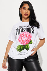 Simple Pleasures Graphic Tshirt - White