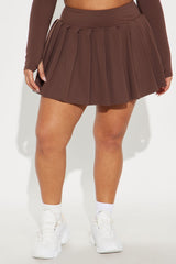 Got That Glow Active Skirt - Chocolate