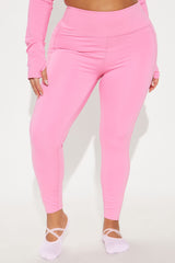 Vital Form 7/8 Elevate Active Legging - Bubblegum Pink