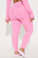 Vital Form 7/8 Elevate Active Legging - Bubblegum Pink