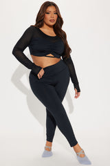 Vital Form 7/8 Elevate Active Legging - Black