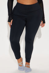 Vital Form 7/8 Elevate Active Legging - Black