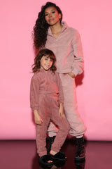 Cuddle Time Cozy Pant Set - Mauve