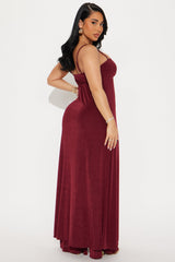 The Aubrey Pant Set  - Burgundy