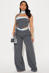Personality Hire Pant Set - Grey/combo