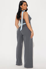 Personality Hire Pant Set - Grey/combo