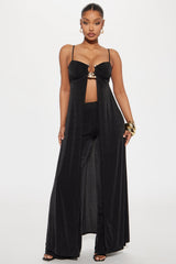 The Aubrey Pant Set  - Black