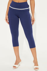 A New Direction Capri Legging - Navy