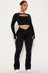 Resistance Effortless Seamless Active Legging - Black