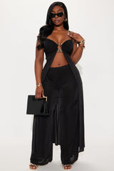 The Aubrey Pant Set  - Black