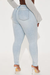 In My Prime High Waist Skinny Jeans - Light Wash