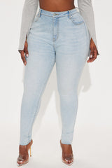 In My Prime High Waist Skinny Jeans - Light Wash
