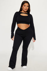 Resistance Effortless Seamless Active Legging - Black