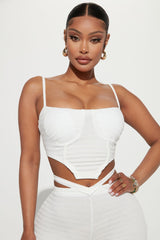 Happier Than Ever Pant Set - White