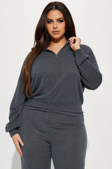 Right Again Jogger Set  - Charcoal
