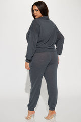 Right Again Jogger Set  - Charcoal