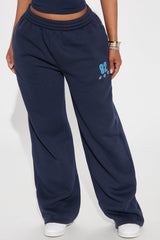 Alessandra 92 Wide Leg Pant - Blue