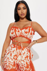 Common Denominator Pant Set - Orange/combo