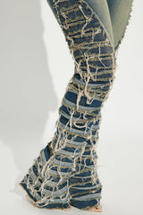 Feeling Brand New Tinted Flare Jeans - Medium Wash