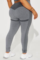 Pump Infinity Seamless Shaping Active Legging - Heather Grey