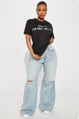 Fck What They Think Graphic Tee - Black