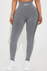 Pump Infinity Seamless Shaping Active Legging - Heather Grey