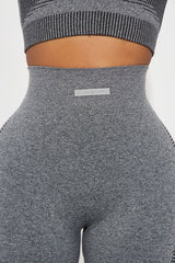 Pump Infinity Seamless Shaping Active Legging - Heather Grey