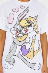 Bugs Bunny & Lola Love Tee - White