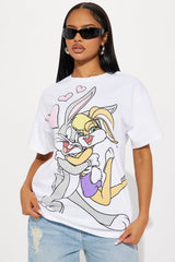 Bugs Bunny & Lola Love Tee - White