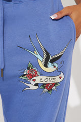Ed Hardy Brave Eagle Jogger - Blue