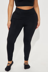 Giselle Twist Active Footie Legging - Black