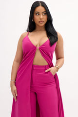 Shantel Pant Set - Magenta